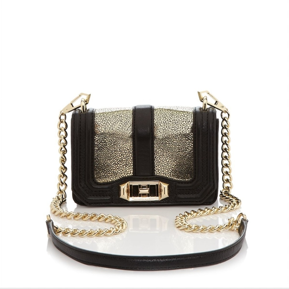 Rebecca Minkoff mini Love caviar crossbody--use 2x